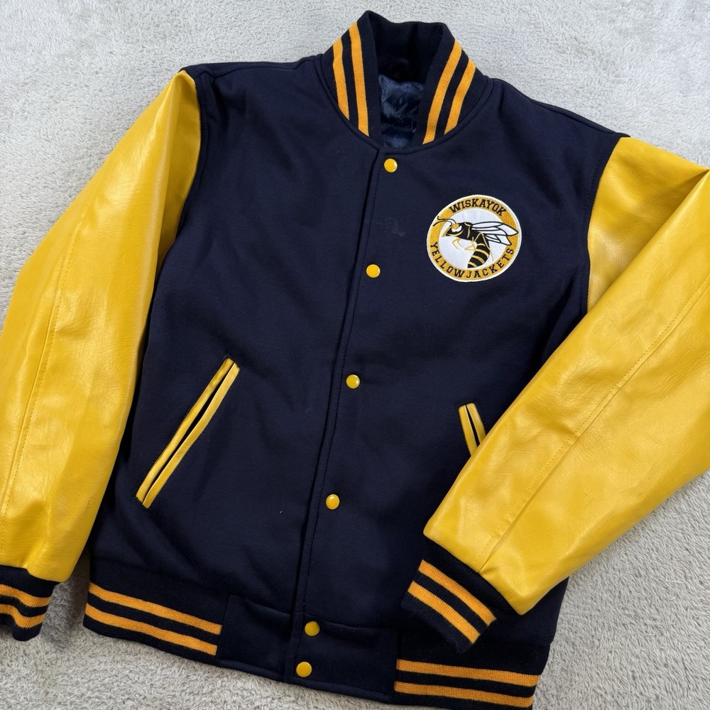 Black and Yellow Varsity Jacket